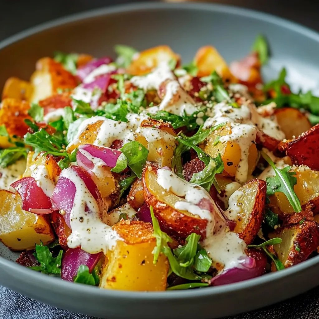 Knuspriger Kartoffelsalat