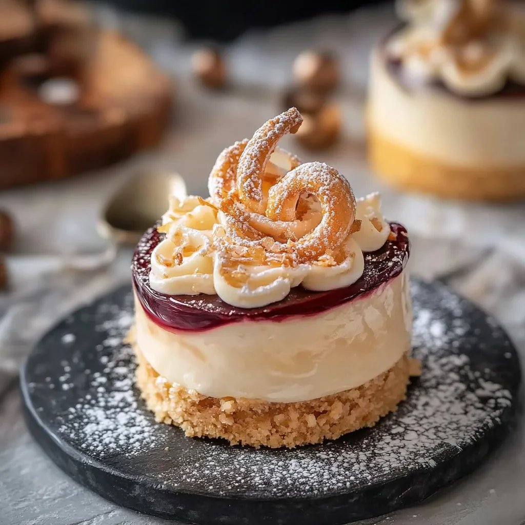 Vanillekipferl Kirsch Dessert