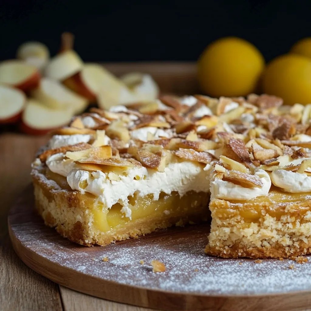 Apfel-Schmand-Torte mit Zimtgestöber
