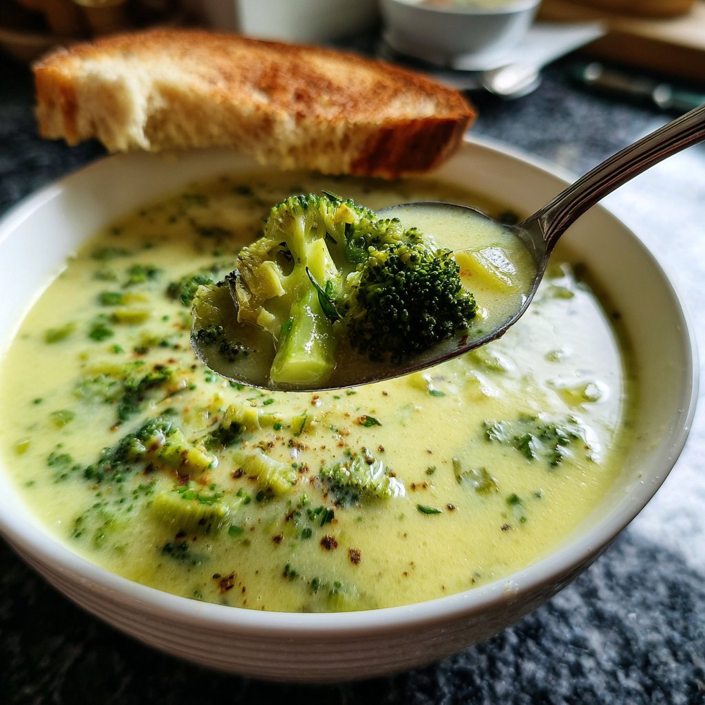 Blumenkohlsuppe mit Brokkoli und Lauch