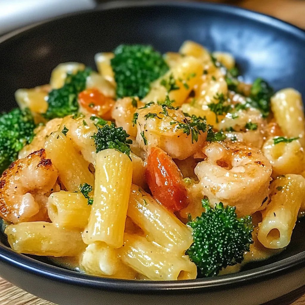 Hähnchen-Brokkoli-Pasta aus der Pfanne