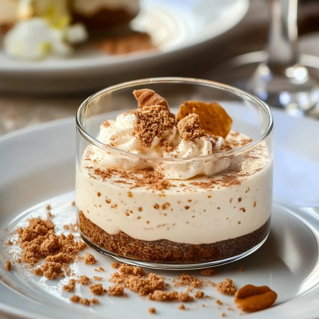 Cremige Spekulatius-Mousse