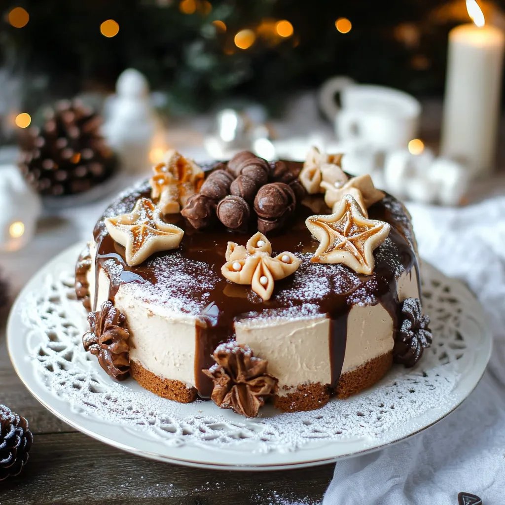 Weihnachtstorte mit Zimtcreme