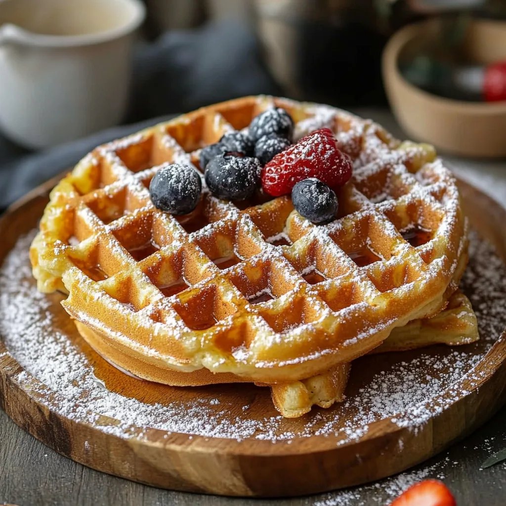 Selbstgemachte Waffeln