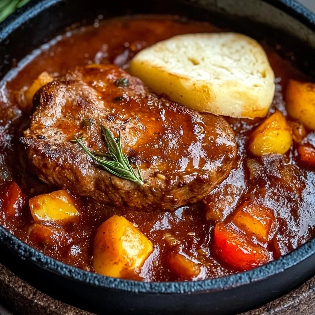 Schaschliktopf im Backofen