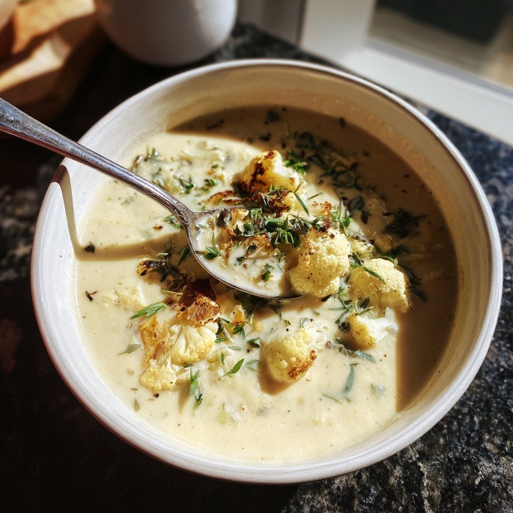 Blumenkohlsuppe low carb