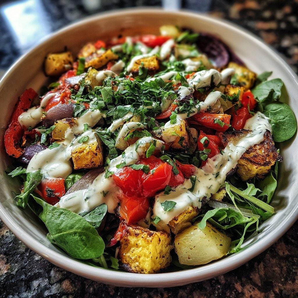 Grill Beilagen Salat Mit Joghurt Dressing