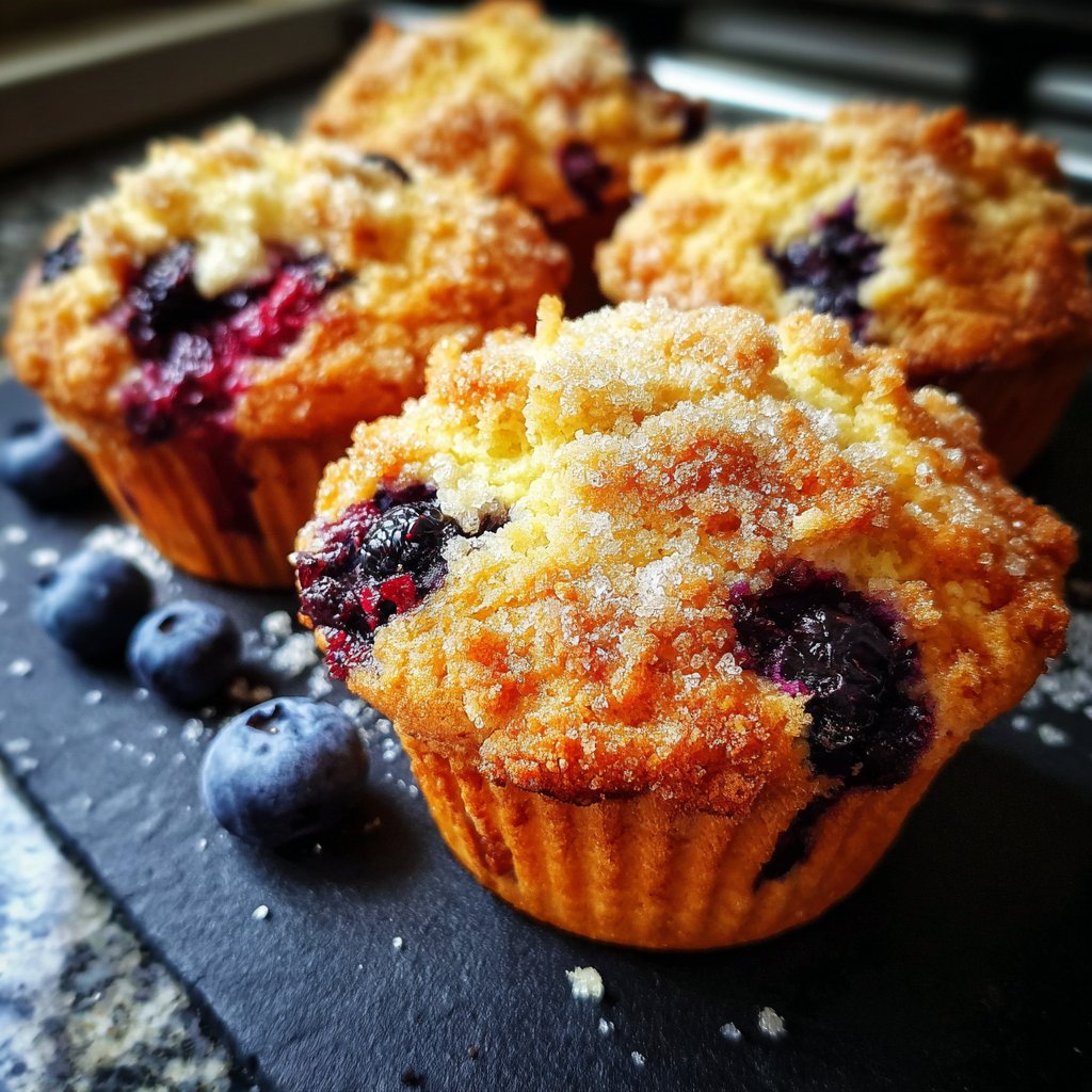 Muffins mit Beerenmix