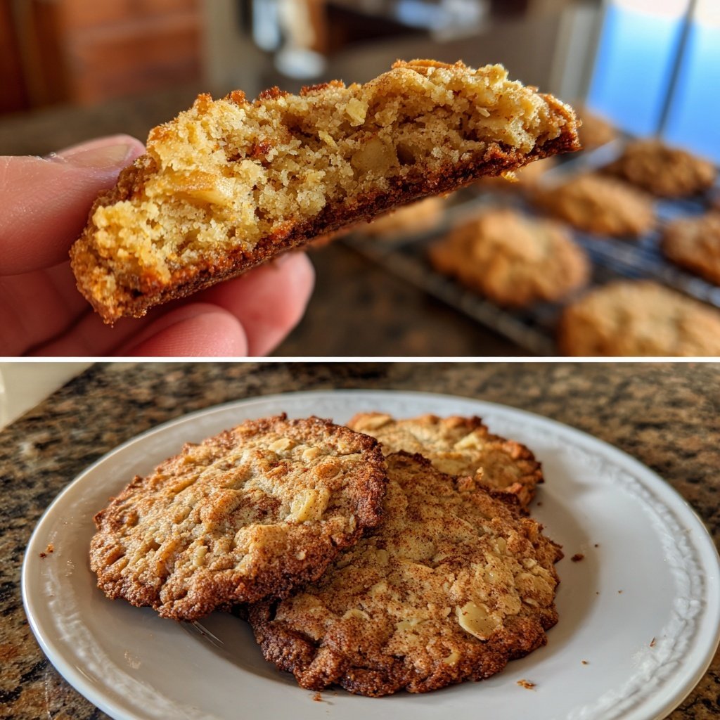 Apfel-Haferflocken-Kekse – gesunder Snack